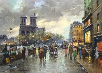 Cityscape Painting - AB notre dame 1 Paris